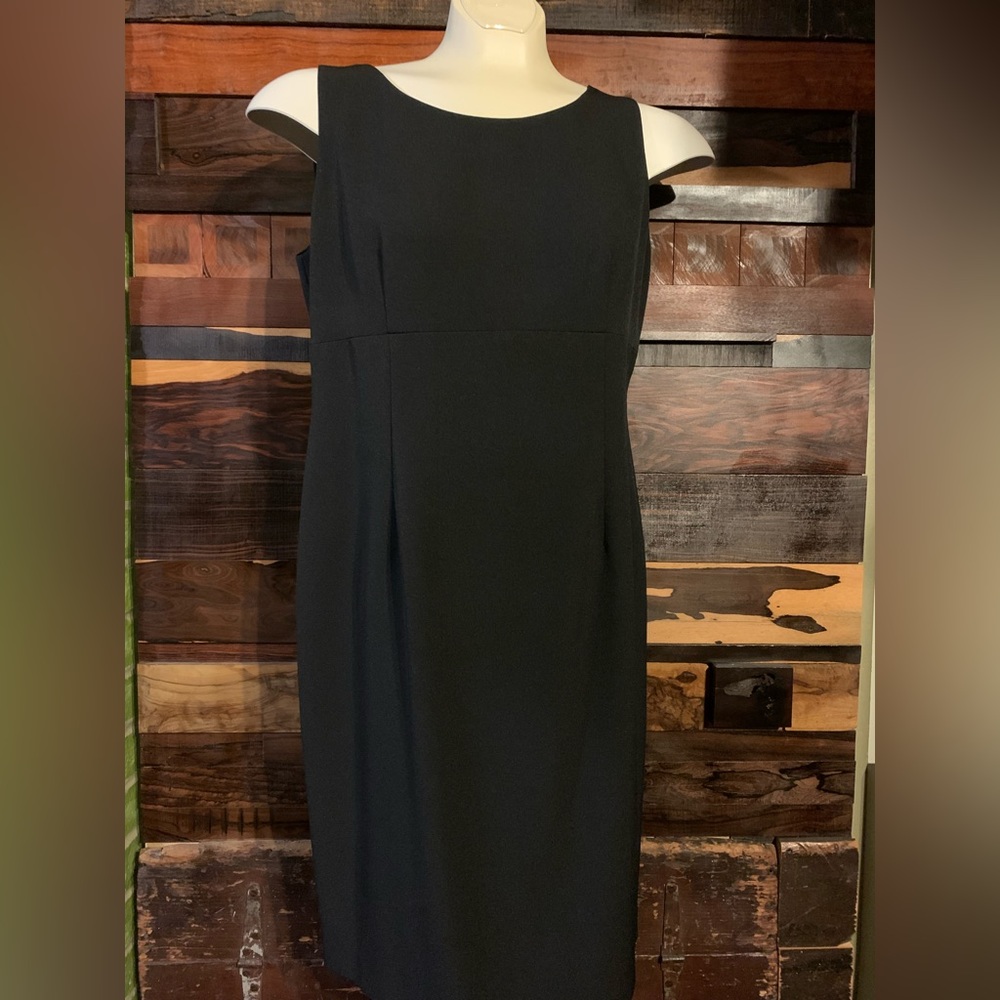 LBD sleeveless 12P back zipper
